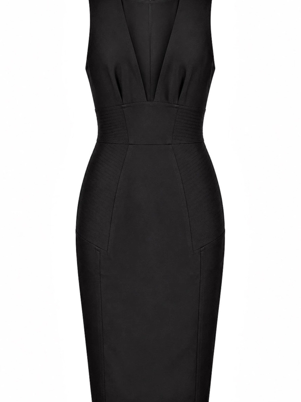 Reiss Brightwell Dress Black Midi Dress Size 0